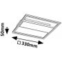 Lampa podsufitowa 3x24 W biała-czarna 71373 Rabalux Donya zdj.2