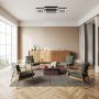Lampa podsufitowa 4x24 W biała-czarna 71374 Rabalux Donya zdj.6