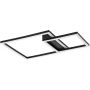 Lampa podsufitowa 2x24 W biała-czarna 71376 Rabalux Heleth zdj.1