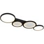 Lampa podsufitowa 4x40 W biała-czarna 71379 Rabalux Aranis zdj.3