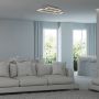 Lampa podsufitowa 2x24 W biała-chrom 71380 Rabalux Ellinor zdj.6