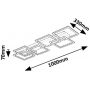 Lampa podsufitowa 6x40 W biała-czarna 71390 Rabalux Fatma zdj.2