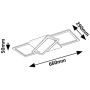 Lampa podsufitowa 2x40 W biała-czarna-złota 71391 Rabalux Kitlee zdj.2