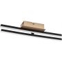 Lampa podsufitowa 2x16 W biała-czarna-złota 71396 Rabalux Demir zdj.1