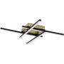 Lampa podsufitowa 4x24 W biała-czarna-złota 71398 Rabalux Demir zdj.1