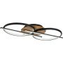 Lampa podsufitowa 4x40 W biała-czarna-drewno 71403 Rabalux Arash zdj.3