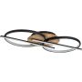 Lampa podsufitowa 4x40 W biała-czarna-drewno 71403 Rabalux Arash zdj.1