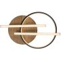 Lampa podsufitowa 3x40 W biała-czarna-drewno 71404 Rabalux Arash zdj.4