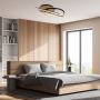 Lampa podsufitowa 3x40 W biała-czarna-drewno 71404 Rabalux Arash zdj.8