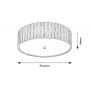 Lampa podsufitowa 3x25 W czarna-drewno 71420 Rabalux Noxelle zdj.2