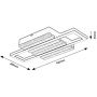 Lampa podsufitowa x12 W czarna 71455 Rabalux Noxelle zdj.2