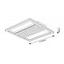 Lampa podsufitowa x26 W czarna 71457 Rabalux Noxelle zdj.2