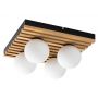 Lampa podsufitowa 4x5 W czarna-drewno 71462 Rabalux Noxelle zdj.3