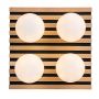 Lampa podsufitowa 4x5 W czarna-drewno 71462 Rabalux Noxelle zdj.5
