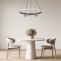 Inteligentna lampa wisząca 2x42 W biała-czarna 72040 Rabalux Jasero zdj.7