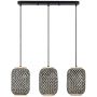 Lampa wisząca 3x40 W ratan 72093 Rabalux Adalla zdj.1