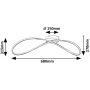 Lampa podsufitowa 1x30 W biała-złota 72116 Rabalux Castiel zdj.2