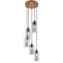 Lampa wisząca 5x25 W drewno 72125 Rabalux Tanno zdj.4