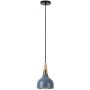 Lampa wisząca 1x40 W czarna-złota-szary/popielaty-drewno 72135 Rabalux Drusilla zdj.1