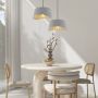 Lampa wisząca 2x10 W czarna-szary/popielaty 72190 Rabalux Farelia zdj.3