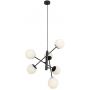 Lampa podsufitowa 6x20 W biała-czarna 72194 Rabalux Meduza zdj.1