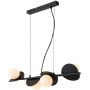 Lampa wisząca 4x5 W biała-czarna 72225 Rabalux Jules zdj.4