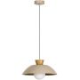 Lampa wisząca 1x5 W drewno-opal-beżowa 72230 Rabalux Golnar zdj.1