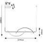 Lampa wisząca 1x35 W czarna 72233 Rabalux Jarnelle zdj.2