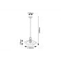Lampa wisząca 1x40 W czarna 72241 Rabalux Fran zdj.2