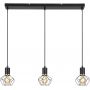 Lampa wisząca 3x40 W czarna 72242 Rabalux Fran zdj.1