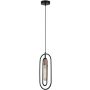 Lampa wisząca 1x40 W czarna-miedź 72263 Rabalux Rovier zdj.1