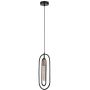 Lampa wisząca 1x40 W czarna-miedź 72263 Rabalux Rovier zdj.4