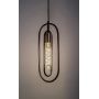 Lampa wisząca 1x40 W czarna-miedź 72263 Rabalux Rovier zdj.6