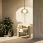 Lampa wisząca 1x5 W biała-czarna-bursztynowa 72273 Rabalux Elowen zdj.5