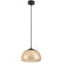 Lampa wisząca 1x5 W biała-czarna-bursztynowa 72273 Rabalux Elowen zdj.1