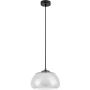 Lampa wisząca 1x5 W biała-czarna-przezroczysta 72274 Rabalux Elowen zdj.1