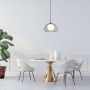Lampa wisząca 1x5 W biała-czarna-przydymiona 72275 Rabalux Elowen zdj.5