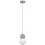 Lampa wisząca 1x38 W biała-niebieska 72279 Rabalux Gellia zdj.1