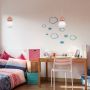 Lampa wisząca 1x38 W biała-różowa 72280 Rabalux Gellia zdj.3