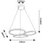 Lampa wisząca 1x38 W czarna 72297 Rabalux Formand zdj.2