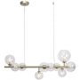 Lampa wisząca x28 W przezroczysta-złota 72298 Rabalux Aslov zdj.1