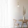 Lampa wisząca 1x25 W szampan 72303 Rabalux Rosehip zdj.3