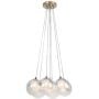 Lampa wisząca x25 W szampan 72304 Rabalux Rosehip zdj.1