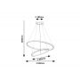 Lampa wisząca 1x75 W czarna 72345 Rabalux Beliza zdj.2