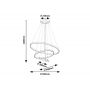 Lampa wisząca 1x90 W czarna 72346 Rabalux Beliza zdj.2