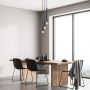 Lampa wisząca 3x5 W czarna-przezroczysta 72358 Rabalux Ramira zdj.4