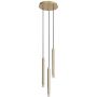 Lampa wisząca 3x5 W przezroczysta-złota 72359 Rabalux Ramira zdj.1