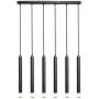 Lampa wisząca 6x5 W czarna-przezroczysta 72362 Rabalux Ramira zdj.3