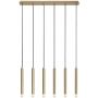 Lampa wisząca 6x5 W przezroczysta-złota 72363 Rabalux Ramira zdj.3