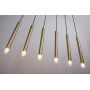 Lampa wisząca 6x5 W przezroczysta-złota 72363 Rabalux Ramira zdj.4